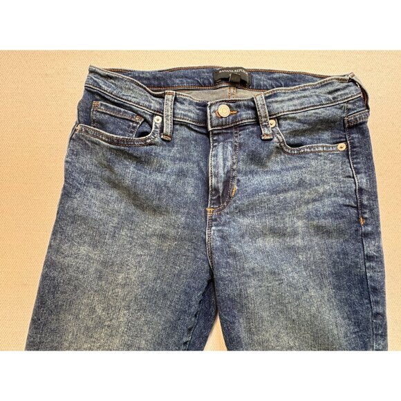 Banana Republic Womens Skinny Jeans Size 28/6 Blue Denim Medium Wash Casual - Picture 4 of 13